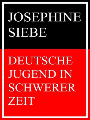 cover image of Deutsche Jugend in schwerer Zeit